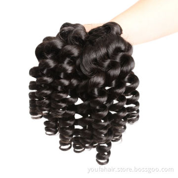 Short Bob Brazilian Funmi Human Hair Bundles Bouncy Curl Hair Weave Unprocessed Pixie Curly Egg Curl Virgin Hair Extensions